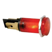 14mm round panel indicator light, 12V red