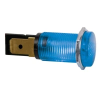 14mm round panel indicator light, 220V blue