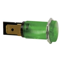 14mm round panel indicator light, 220V green