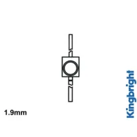1.  9mm SUBMINIATURE SOLID STATE LAMP RED DIFFUSED