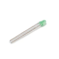 3mm standard LED, green, diffused