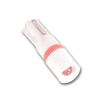 Wedge base LED lamp, 3mm 12V, red