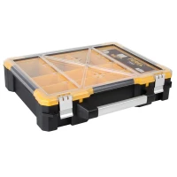 Plastic box with removable dividers - 19"
