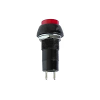 R18-23B PUSHBUTTON SWITCH OFF-(ON) RED 3A/125V