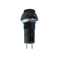 R18-25A PUSH SWITCH 1P OFF-ON BLACK 3A/125V