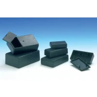 Soap dish - black, 58 x 35 x 16mm