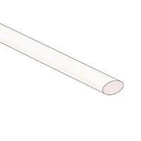 Heat shrink tubing 6.4mm - transparent - 50 pcs