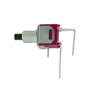 90° VERTICAL SUBMINIATURE PUSH-BUTTON SWITCH - SPST OFF-(ON)