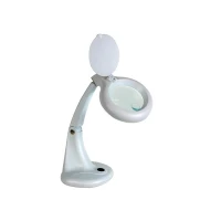 Magnifying glass desk lamp 3 + 12 diopters - 12W - white