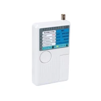 USB ja LAN-tester:  USB-A, USB-B, BNC, 8P8C (RJ45), 6P6C (RJ12), 6P2C (RJ11), 4P4C (RJ10)
