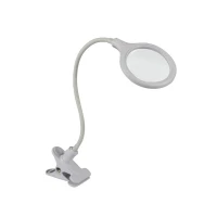 Magnifying desk lamp with clamp - 5 diopters - 6 W - 30 LED - white