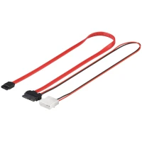 HDD S-ATA SlimLine Cable 1.5 Gbit/s/3 Gbit/s 2in1