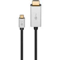 USB-C™ to HDMI™ Cable, 3 m, black;silver