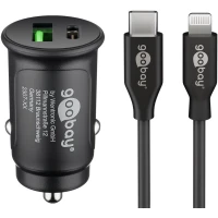 Dual USB Car Fast Charging Set Lightning (27 W)