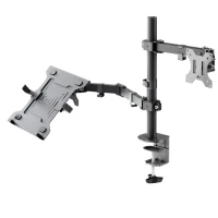 Monitor Mount with Laptop Arm Flex
