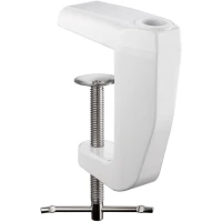 Replacement Table Clamp for Magnifying Lamps with Articulated Arm, white