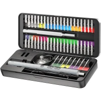 58-in-1 Electric Screwdriver with 50-Piece Precision Bit Set