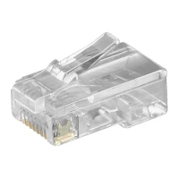RJ45 Modular Plug for Flat Cables, 8-Pin