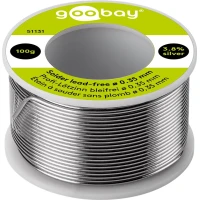 Professional Solder Lead-Free, ø 0.35 mm, 100 g