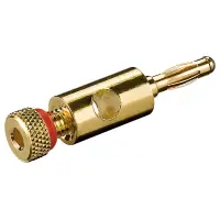 Banana Plug with Screw Connection