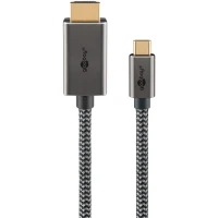 USB-C™ to HDMI™ Cable, 1 m, black;silver