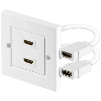 HDMI™ Wall Socket, gold-plated