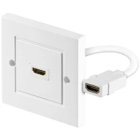 HDMI™ Wall Socket, gold-plated