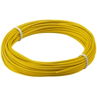 Insulated Copper Wire, 10 m, yellow