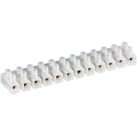 Terminal Strip Connector, 10 A, Transparent