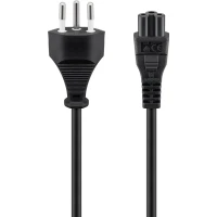 Mains Connection Cable Switzerland, 1.8 m, Black, (3*0.75 mm²)