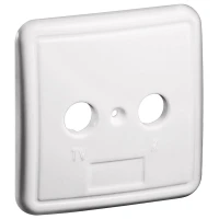 2-hole Cover Plate for Antenna Wall Sockets