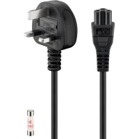 Mains Cable UK, 1.8 m, black, (3*0.75 mm²)
