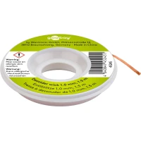 Desoldering Wire, 1 mm Wide, 1.5 m
