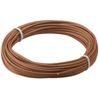 Insulated Copper Wire, 10 m, brown