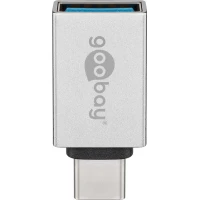 USB Adapter USB-C™ to USB-A, OTG, silver