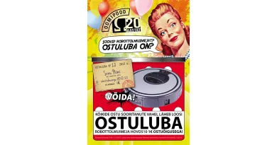 Robottolmuimeja loosimine