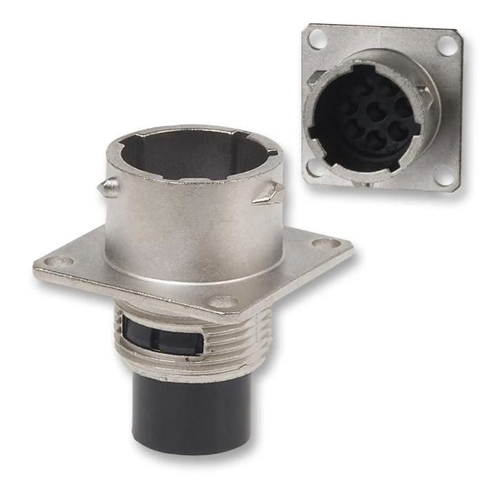 Receptacle, male, size12, 8way