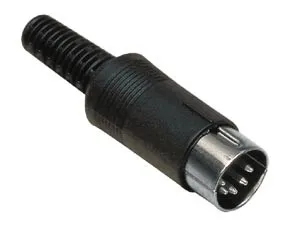 5-DIN plug 180deg