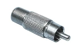RCA штекер - F разъём