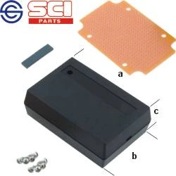 Karp + makettplaat 59x88x30mm ABS