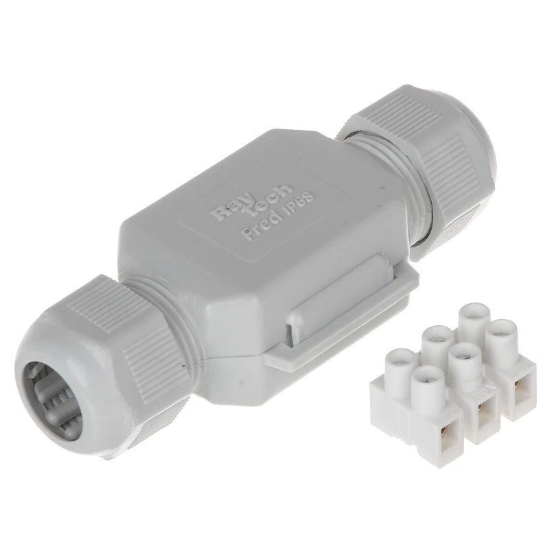 Box with gel for insulation of wires/connections 3*2.5mm2 terminal IP68