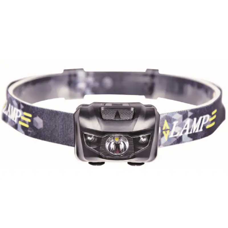 Flashlight on the head 3W white LED + 2x red LED 80lm 3xAAA