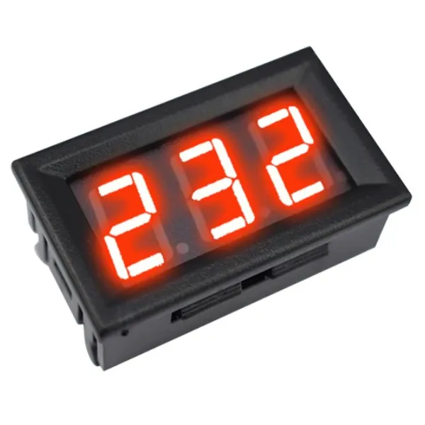 Digitaalne voltmeeter 70-500VAC 48x29x21mm paneelile