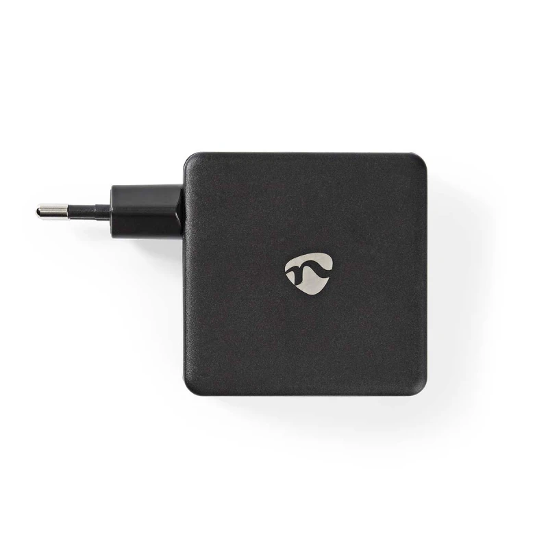 Toiteadapter laadija USB-C pesa Power Delivery PD 60W 3A, Must