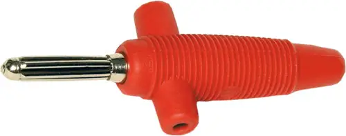 4mm Banana plug X Hirschmann Red