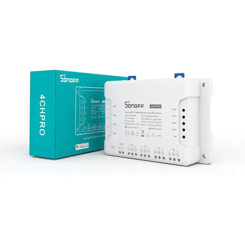 Sonoff 4CH PRO R3 WiFi+RF Nutilüliti 10A, 4 kanalit