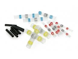 Ise jootuvate jätkude komplekt 50tk 0.25...6mm2 termorüüsiga