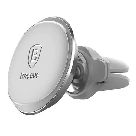 Telefoni magnethoidik autosse vent restile hõbedane Baseus