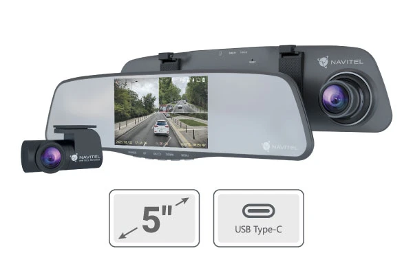 Autokaamera tahavaatepeeglis tagurduskaamera FHD 256GB