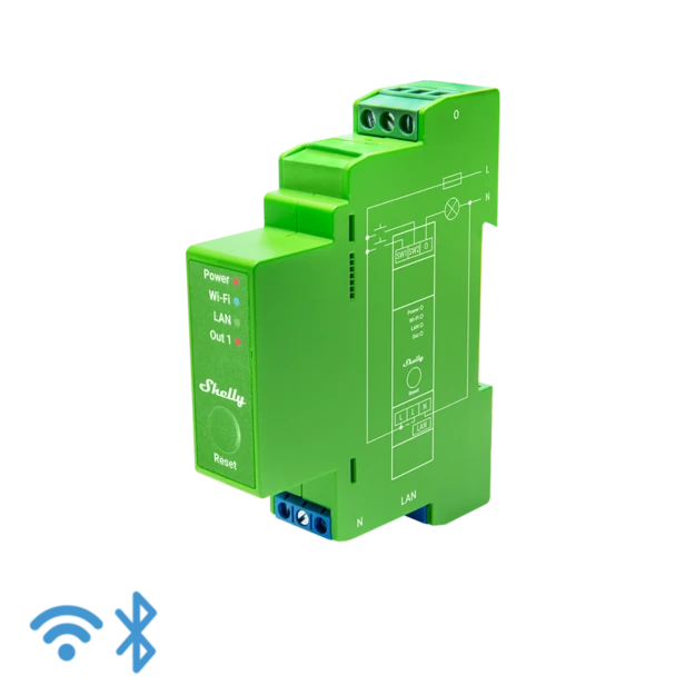 Shelly Pro Dimmer Nutilüliti WiFi/LAN/BT 200W 230V, DIN